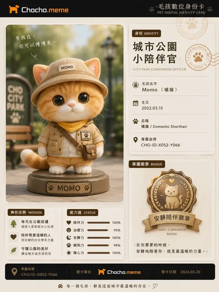 毛孩數位身份卡