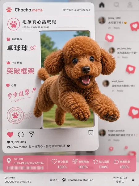 毛孩真心話戰報