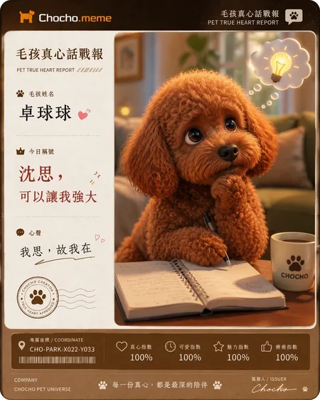 毛孩真心話戰報