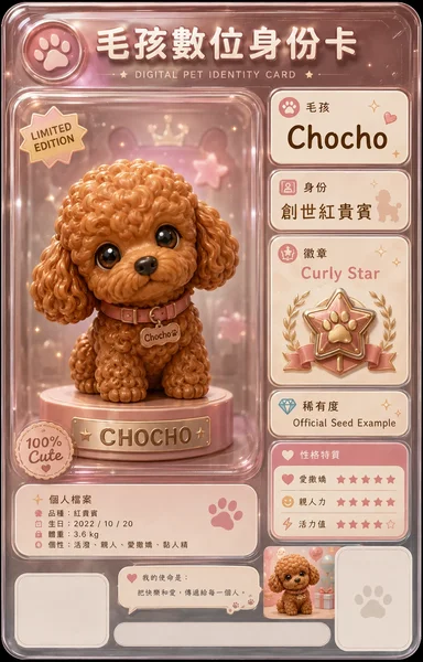 毛孩數位身份卡
