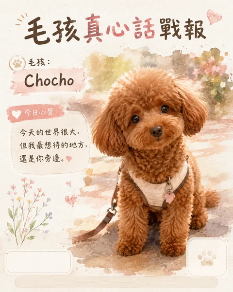 毛孩真心話戰報