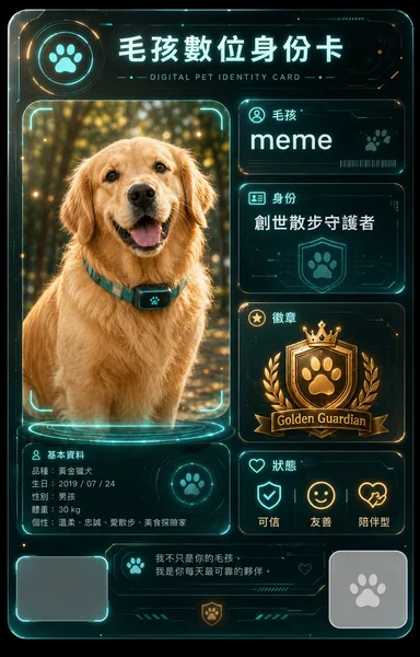 毛孩數位身份卡